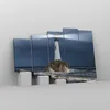 Bild auf Leinwand - Leinwandbild - Leuchtturm Meer - Produktbild-Vorschau 4