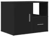 vidaXL Eckregal Schwarz 160x40x45 cm Holzwerkstoff Produktbild-Vorschau 6