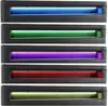 A product image showing five different colored LED lights embedded in black frames, stacked vertically. Produktbild-Vorschau