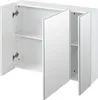 kleankin Armoire murale de salle de bain avec 3 portes Voir les images du produit 8