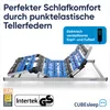 CUBEsleep Cloud 7-Zonen Motor Tellerfeder Lattenrost 90 x Produktbild-Vorschau 3
