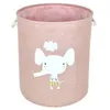 Celley Kinder Wäsche- & Spielzeugkorb Pink mit Elefant – 45 Produktbild-Vorschau 1