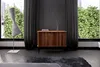 Kommode Tula Kernbuche massiv 97x46x72 mit 2 Türen Produktbild-Vorschau 3
