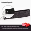 10er Set Filz Schlüsselanhänger dunkelgrau Produktbild-Vorschau 3