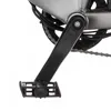 A close-up view of a bicycle's pedal, crank arm, and chainring. Produktbild-Vorschau