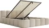 An open bed frame with storage. Náhled obrázku produktu
