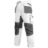 A pair of white and gray cargo pants, likely workwear, is shown against a white background. Produktbild-Vorschau