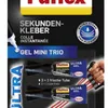 Pattex Sekundenkleber Mini-Trio Gel, 3 Tuben mit je 1g Produktbild-Vorschau 24