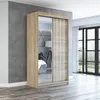 Schwebetürenschrank, 2-türig Schrank mit Spiegel! Moderne Produktbild-Vorschau 1
