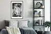 MuchoWow® Gerahmtes Poster Löwe - Tiere - Wild 60x90 cm - Produktbild-Vorschau 2