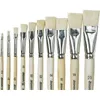 Pelikan Borstenpinsel 613 F Gr. 2 unlackierter Holzstiel Produktbild-Vorschau 4
