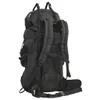 Langlebige Wanderrucksack Schwarz 100 L Oxford-Gewebe Produktbild-Vorschau 4