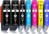 A collection of ink cartridges arranged in a row against a white background. Produktbild-Vorschau