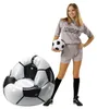 Aufblasbarer Fußballsessel "Coach" schwarz/weiß Schwarz Produktbild-Vorschau 2