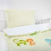 Bavlněné povlečení 100x135 Dino dinosauři bílý celadon Náhled obrázku produktu 7