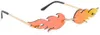 Feuer Flamme Brille 1Pc 16 X 14 X 2. 7 Cm Flamme Randlose Produktbild-Vorschau 3