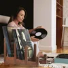 Schallplattenständer,CD-Sammelständer,Massivholz Produktbild-Vorschau 6