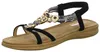 Sportliche Sandalette bis 30mm Sohlenhöhe B718-2-BK Produktbild-Vorschau 1