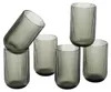 Mica Decorations Merlot Trinkglas - 400 ml - Glas - Grau Produktbild-Vorschau 2