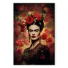 Reproduction de l'œuvre de Frida Kahlo, tableau floral, Voir les images du produit 2