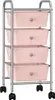 Stabli Schubladenwagen mit 4 Schubladen Rosa Kunststoff - Produktbild-Vorschau 2