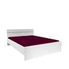 BOSTON Lit adulte contemporain - Décor blanc - L 140 x l Voir les images du produit 1