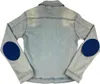Knie-/Ellenbogen-Aufnäher zum Aufbügeln, Jeansblau Produktbild-Vorschau 3