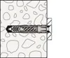 Fischer Universaldübel UX 8x50 R + Ösenhaken Produktbild-Vorschau 7