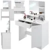 tectake® Schminktisch Zoe 90 x 40 x 137,5 cm Náhled obrázku produktu 2