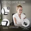 Ergonomická kancelářská židle ML-Design, černá, výškově Náhled obrázku produktu 3