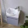 AQUABATOA Asymmetrische Waschbecken 40.5 x 28 x 12 Produktbild-Vorschau 5