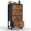 HOKEEPER Kommode, Schrank mit 4 Stoffschubladen,Sideboard, Produktbild-Vorschau 8