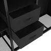 Hochbett mit Kleiderschrank, LED-Streifen, Lattenrost, Produktbild-Vorschau 12