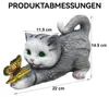 Solar Katzenfigur mit LED, Gartendeko Outdoor, wasserdicht, Produktbild-Vorschau 7