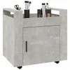 Bürowagen Betongrau 60x45x60 cm Holzwerkstoff Produktbild-Vorschau 4