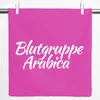 Huuraa Kissenbezug Blutgruppe Arabica Schriftzug 40x40cm Produktbild-Vorschau 1