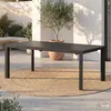 home24 Ausziehbarer Gartentisch - Aluminium - Anthrazit Produktbild-Vorschau 1