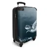 NoBoringSuitcases.com® - Kufr modrý - Turtle Trolley - Náhľad obrázku produktu 2