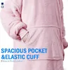 anagre-softan  Warmer Hoodie Oversize-Decke Fronttasche Produktbild-Vorschau 7