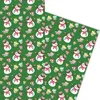 Lustiges Weihnachts Geschenkpapier mit Schneemännern und Produktbild-Vorschau 1