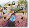 Wanduhr - Quadrat - Glasuhr - Boho Heidekraut Frau - Produktbild-Vorschau 1