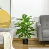 HOMCOM Künstliche Dieffenbachie groß 95 cm Kunstpflanze wie Produktbild-Vorschau 2