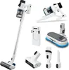 A collection of vacuum cleaner parts and accessories arranged on a white background. Produktbild-Vorschau
