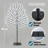 MONZANA® Arbre lumineux 200 LED 180 cm minuterie 8 modes de Voir les images du produit 2