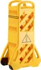Wiltec Barrière de sécurité pliable en PE – 600 x 320-390 x Voir les images du produit 1
