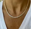 Fashionbox Collier Messing 38+12cm gelb Kristall Produktbild-Vorschau 2