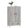[Home] Highboard Grau Sonoma 69,5x31x115 cm Holzwerkstoff , Produktbild-Vorschau 4