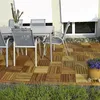 LZQ Wood Tiles Acacia Wood Patio Tile 30 x 30 cm, 11 kusů Náhled obrázku produktu 7