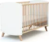 AT4 - Lit bébé en bois 60 x 120 cm SCANDINAVE Blanc et Voir les images du produit 2
