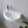 AQUABATOS Hängewaschbecken Keramik Waschtisch Produktbild-Vorschau 2